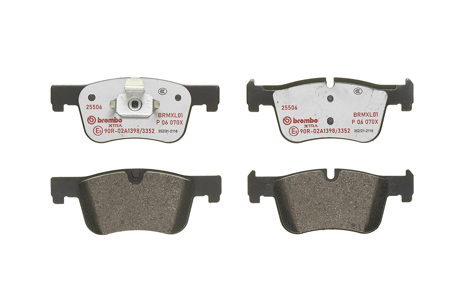 Brake Pad Set, disc brake XTRA LINE P 06 070X