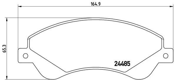 Brake Pad Set, disc brake PRIME LINE P 24 065
