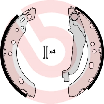 Brake Shoe Set ESSENTIAL LINE S 56 507