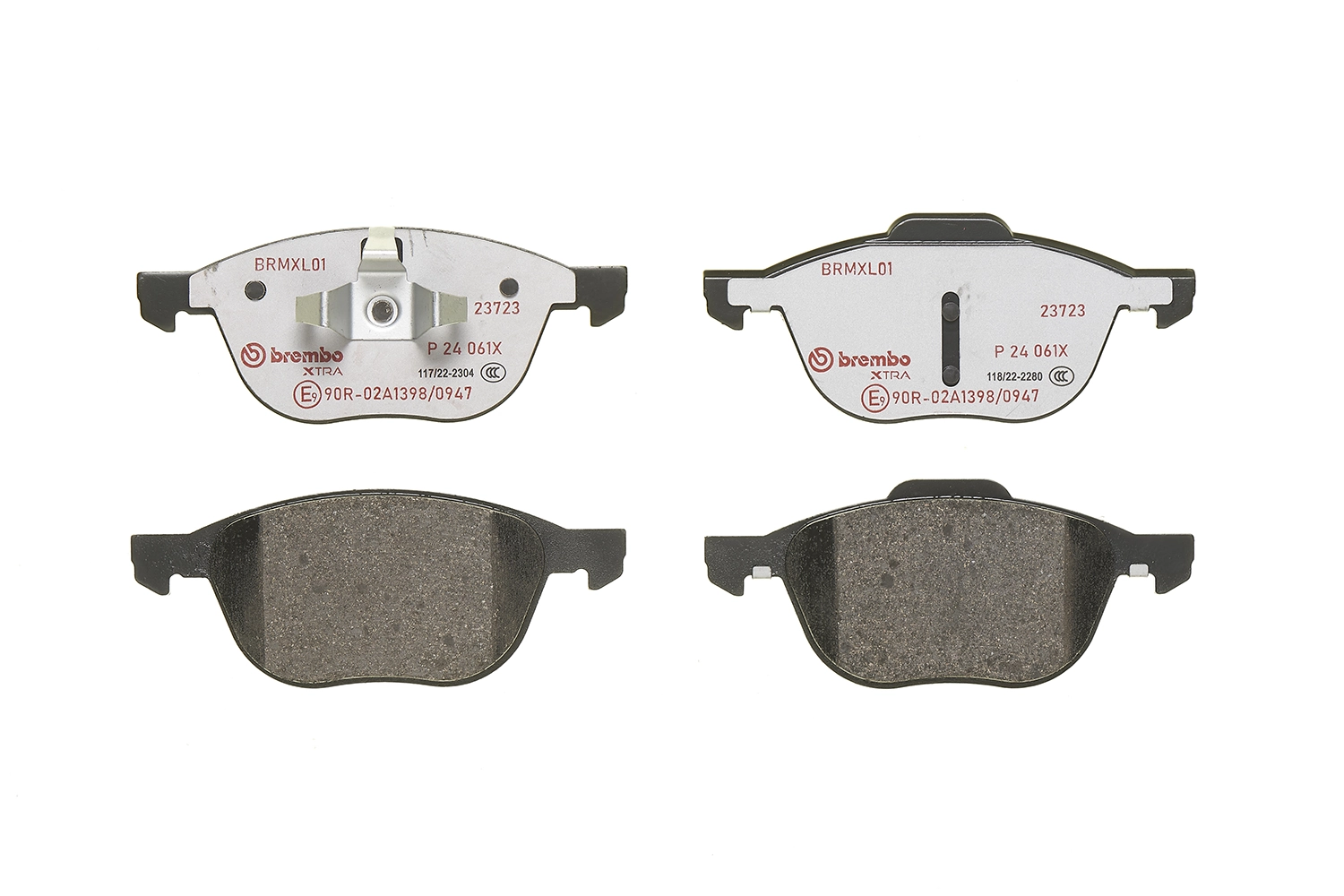 Brake Pad Set, disc brake XTRA LINE P 24 061X