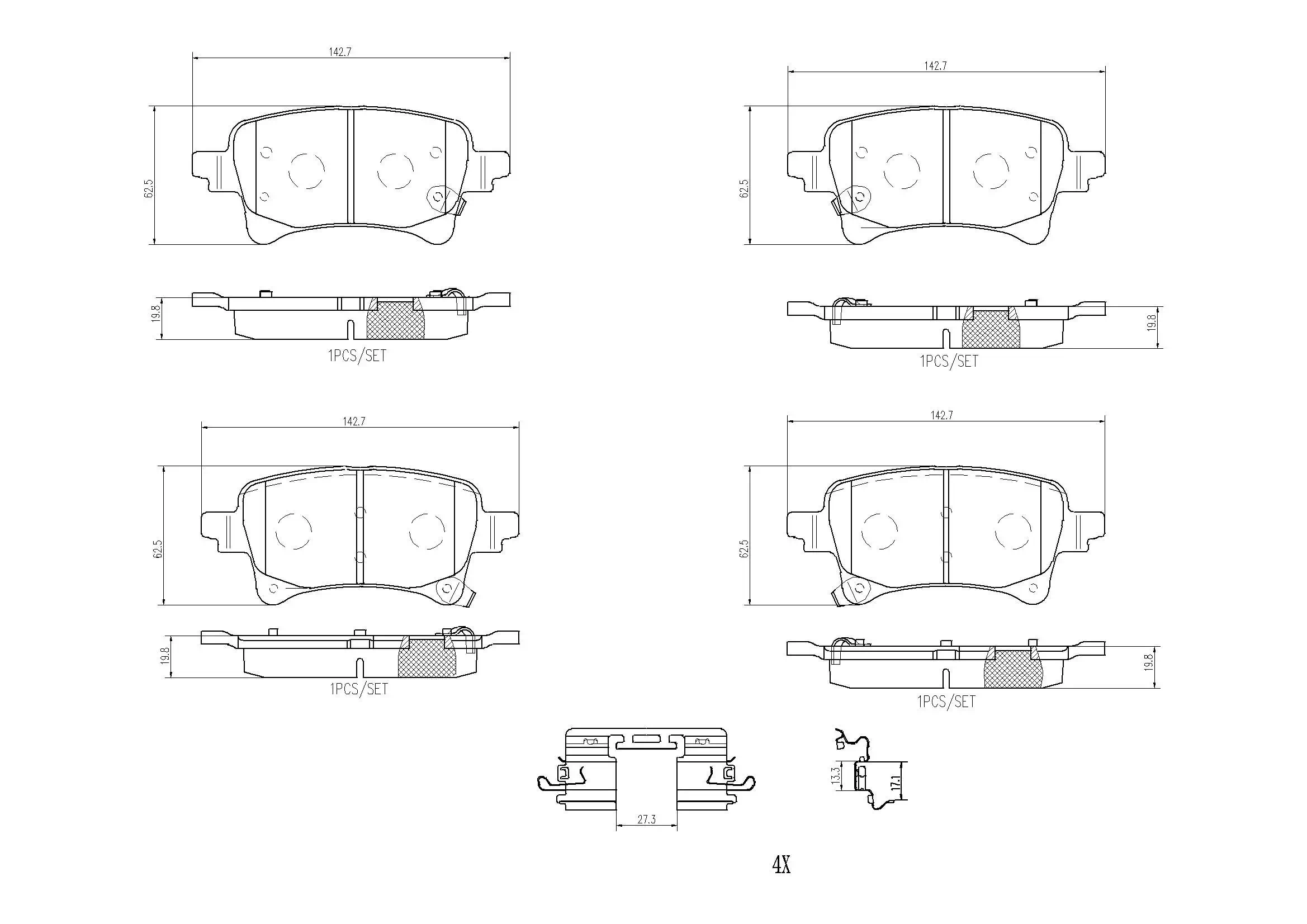 Brake Pad Set, disc brake PRIME LINE P 37 029