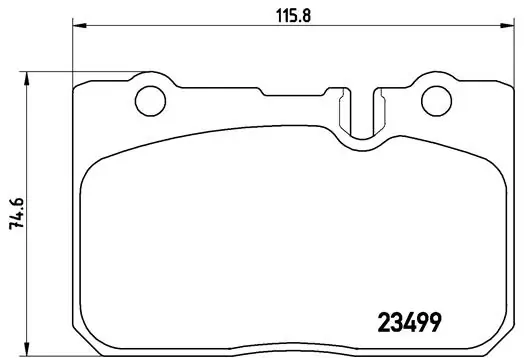 Brake Pad Set, disc brake PRIME LINE P 83 039
