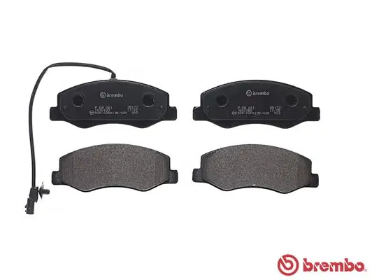 Set bantalan rem, rem cakram PRIME LINE P 68 061