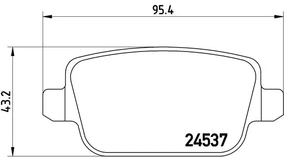 Brake Pad Set, disc brake PRIME LINE P 44 017