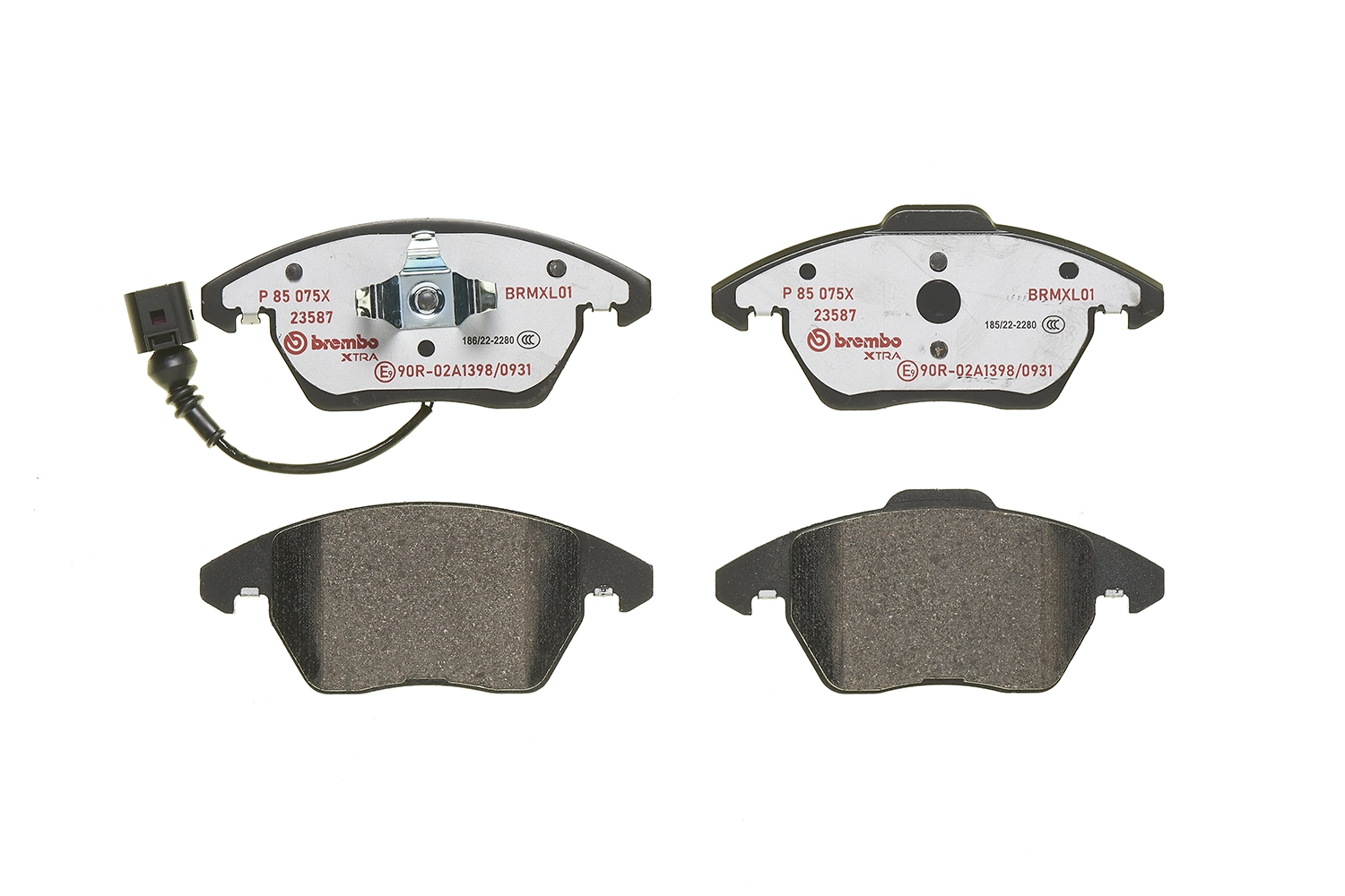 Brake Pad Set, disc brake XTRA LINE P 85 075X