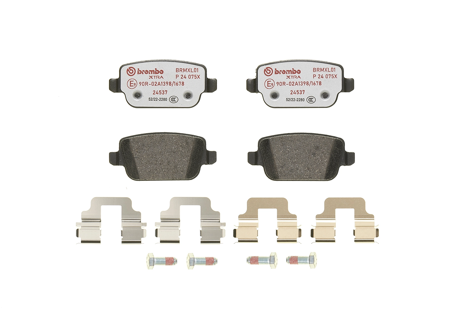 Brake Pad Set, disc brake XTRA LINE P 24 075X