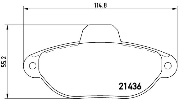 Brake Pad Set, disc brake PRIME LINE P 23 060