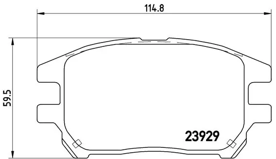 Brake Pad Set, disc brake PRIME LINE P 56 050