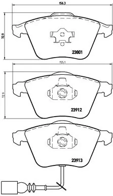 Brake Pad Set, disc brake PRIME LINE P 85 079