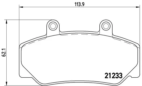 Brake Pad Set, disc brake PRIME LINE P 86 006