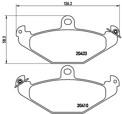 Brake Pad Set, disc brake PRIME LINE P 68 017