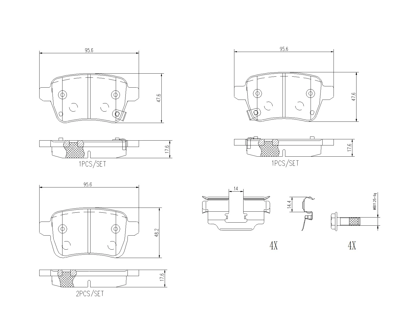 Brake Pad Set, disc brake PRIME LINE P 23 190