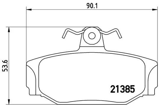 Brake Pad Set, disc brake PRIME LINE P 86 009