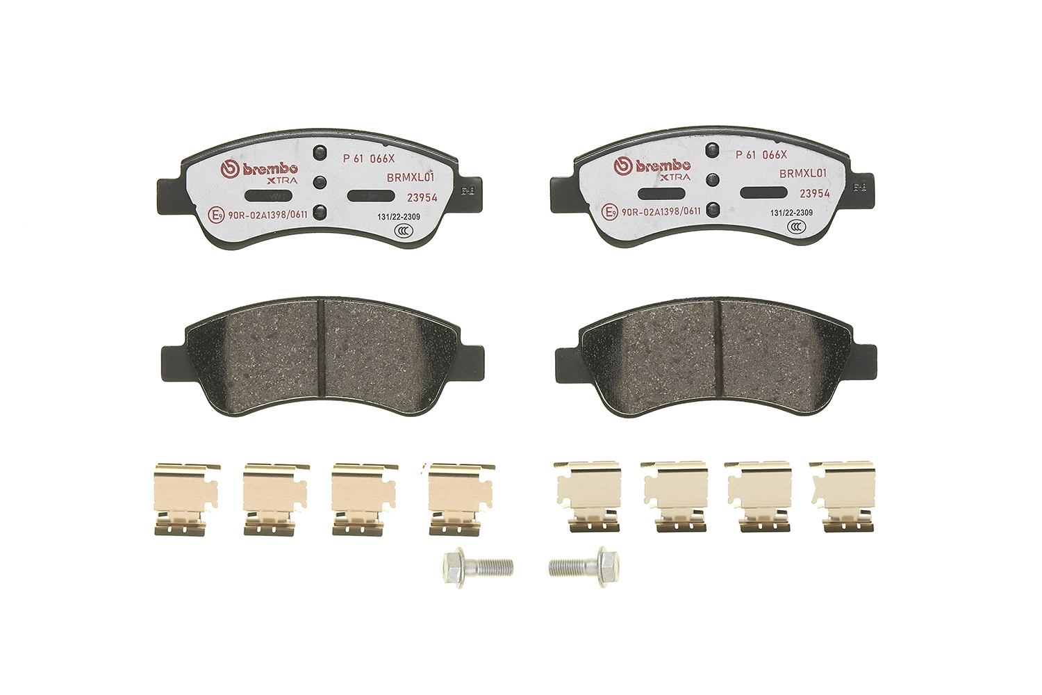 Brake Pad Set, disc brake XTRA LINE P 61 066X