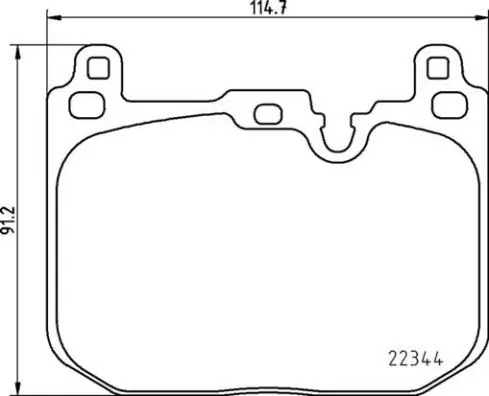 Brake Pad Set, disc brake PRIME LINE P 06 097