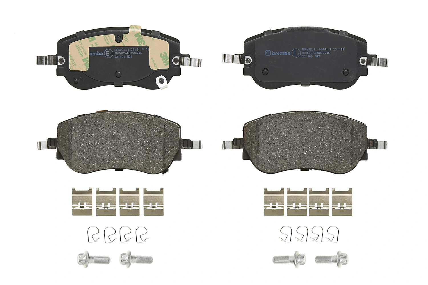Brake Pad Set, disc brake PRIME LINE P 23 198