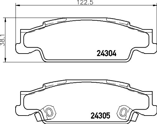 Brake Pad Set, disc brake PRIME LINE P 09 007