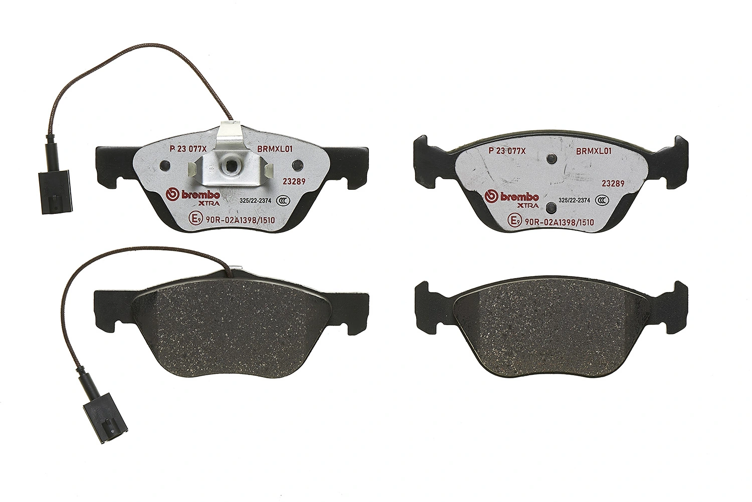 Brake Pad Set, disc brake XTRA LINE P 23 077X