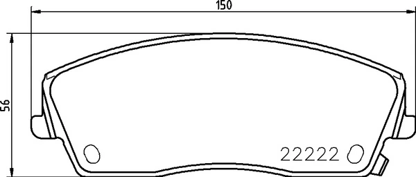Brake Pad Set, disc brake PRIME LINE P 11 041
