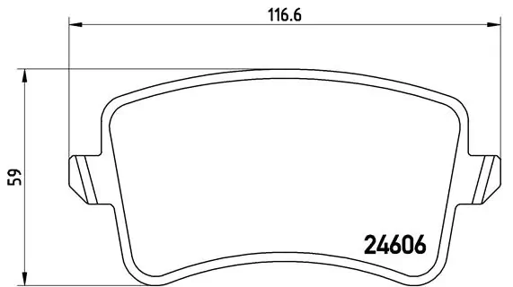 Brake Pad Set, disc brake PRIME LINE P 85 099