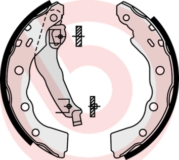 Brake Shoe Set ESSENTIAL LINE S 54 515