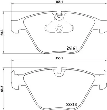 Brake Pad Set, disc brake PRIME LINE P 06 081