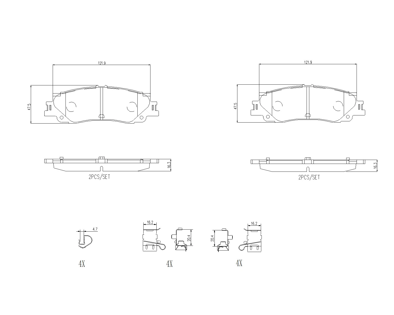Brake Pad Set, disc brake PRIME LINE P 83 192