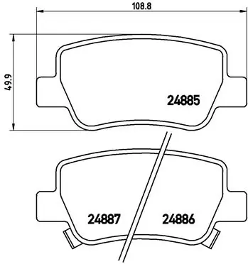 Brake Pad Set, disc brake PRIME LINE P 83 112