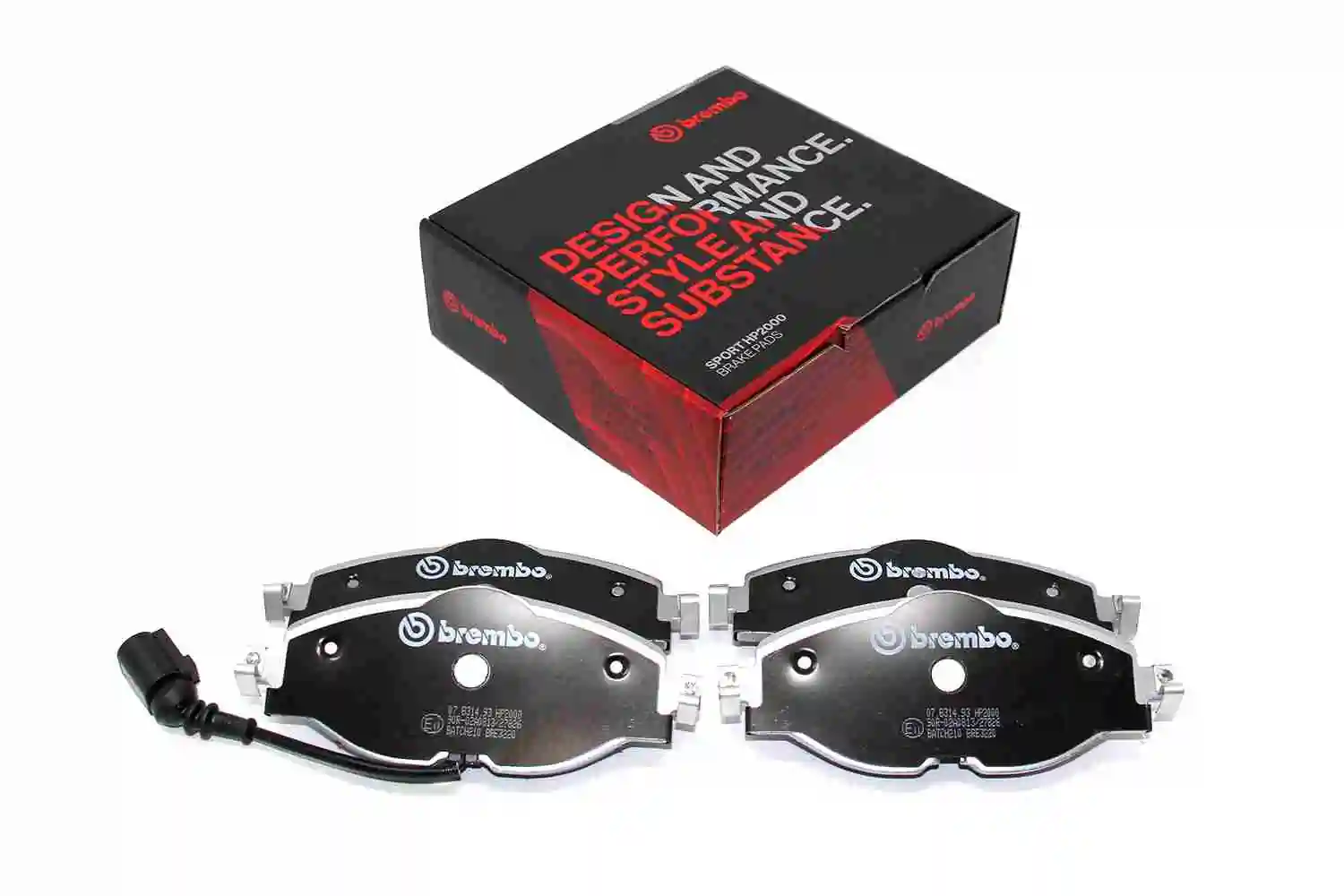 High Performance Brake Pad Set UPGRADE, SPORT | HP2000 07.B314.93