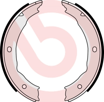 Brake Shoe Set, parking brake ESSENTIAL LINE S 61 540