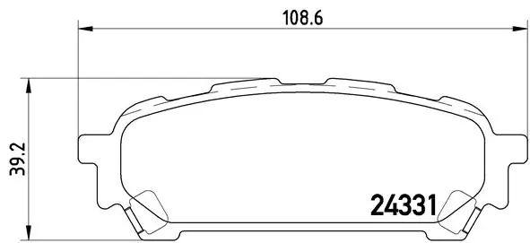 Brake Pad Set, disc brake PRIME LINE P 78 014