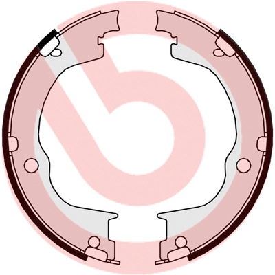 Brake Shoe Set, parking brake ESSENTIAL LINE S 10 515