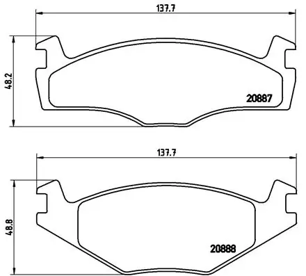 Brake Pad Set, disc brake PRIME LINE P 85 024
