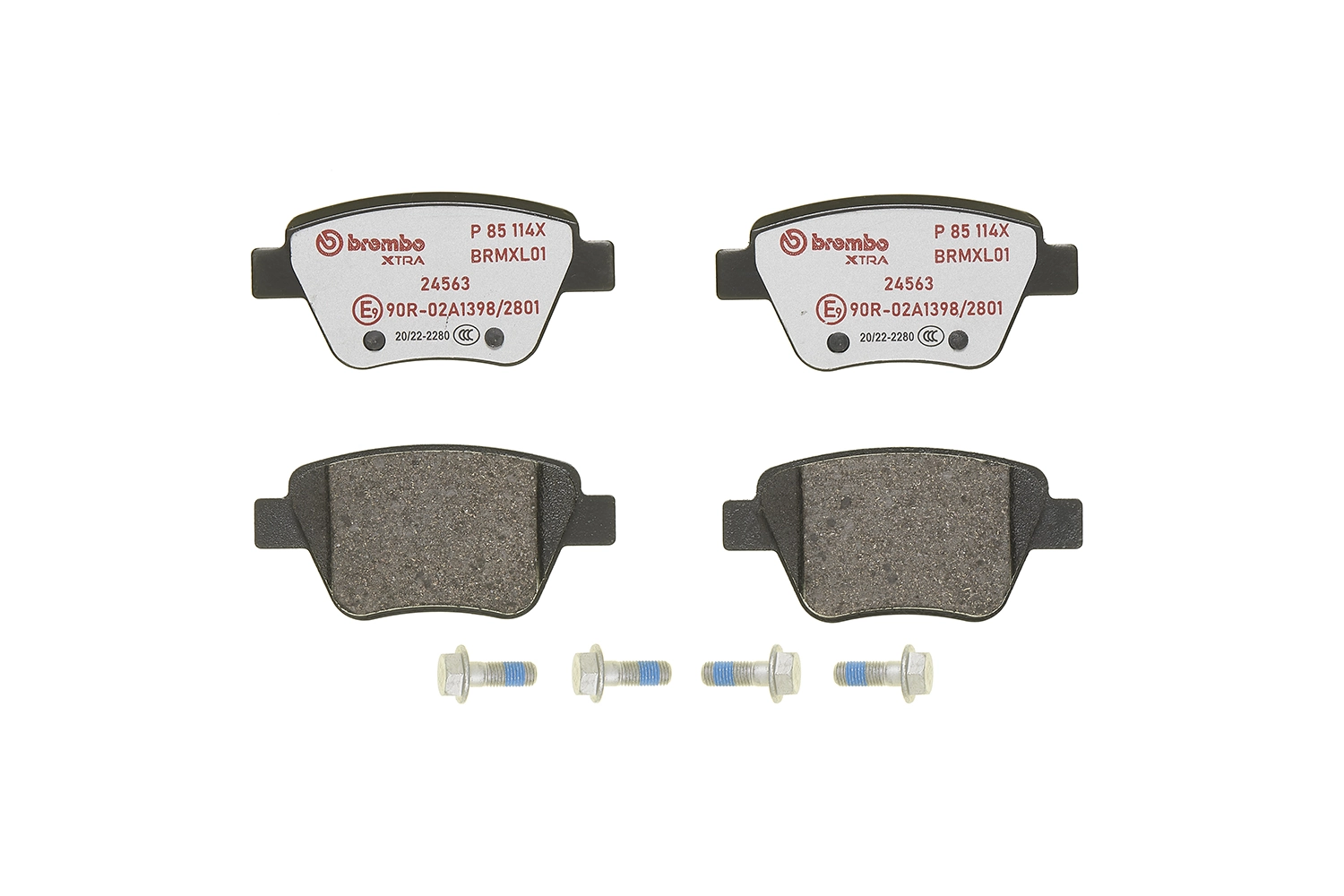 Brake Pad Set, disc brake XTRA LINE P 85 114X