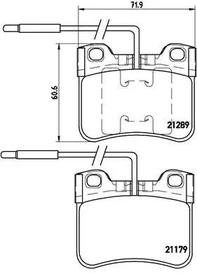 Brake Pad Set, disc brake PRIME LINE P 61 034