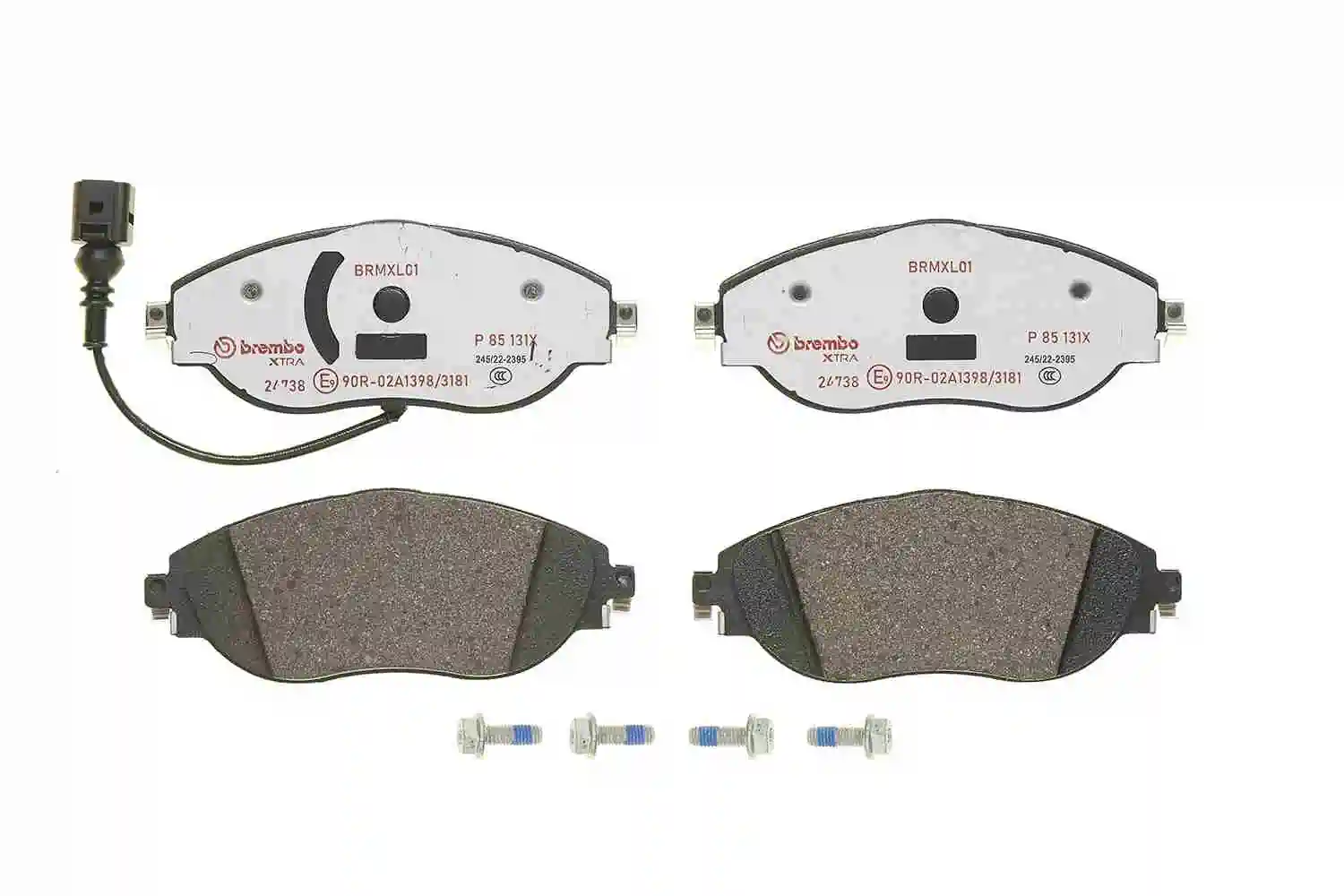 Brake Pad Set, disc brake XTRA LINE P 85 131X
