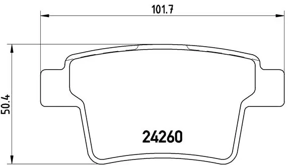 Brake Pad Set, disc brake PRIME LINE P 24 063