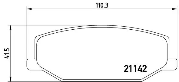 Brake Pad Set, disc brake PRIME LINE P 79 001