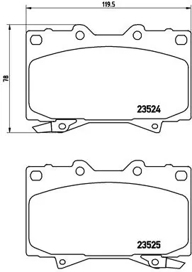 Brake Pad Set, disc brake PRIME LINE P 83 048