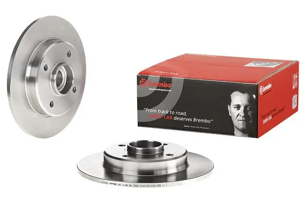 Brake Disc PRIME LINE - With Bearing Kit 08.D205.17