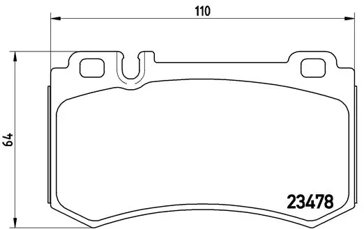 Brake Pad Set, disc brake PRIME LINE P 50 061