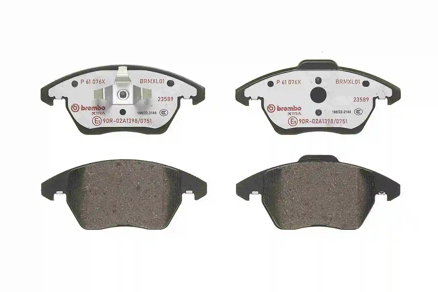 Brake Pad Set, disc brake XTRA LINE P 61 076X