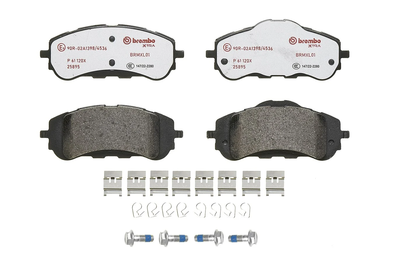 Brake Pad Set, disc brake XTRA LINE P 61 120X