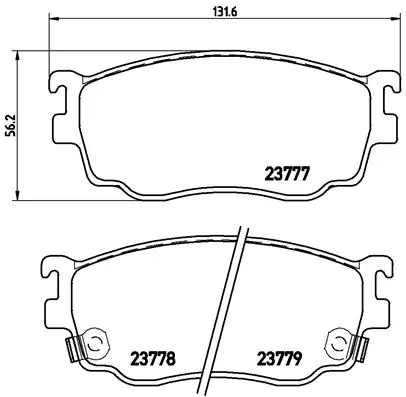 Brake Pad Set, disc brake PRIME LINE P 49 026