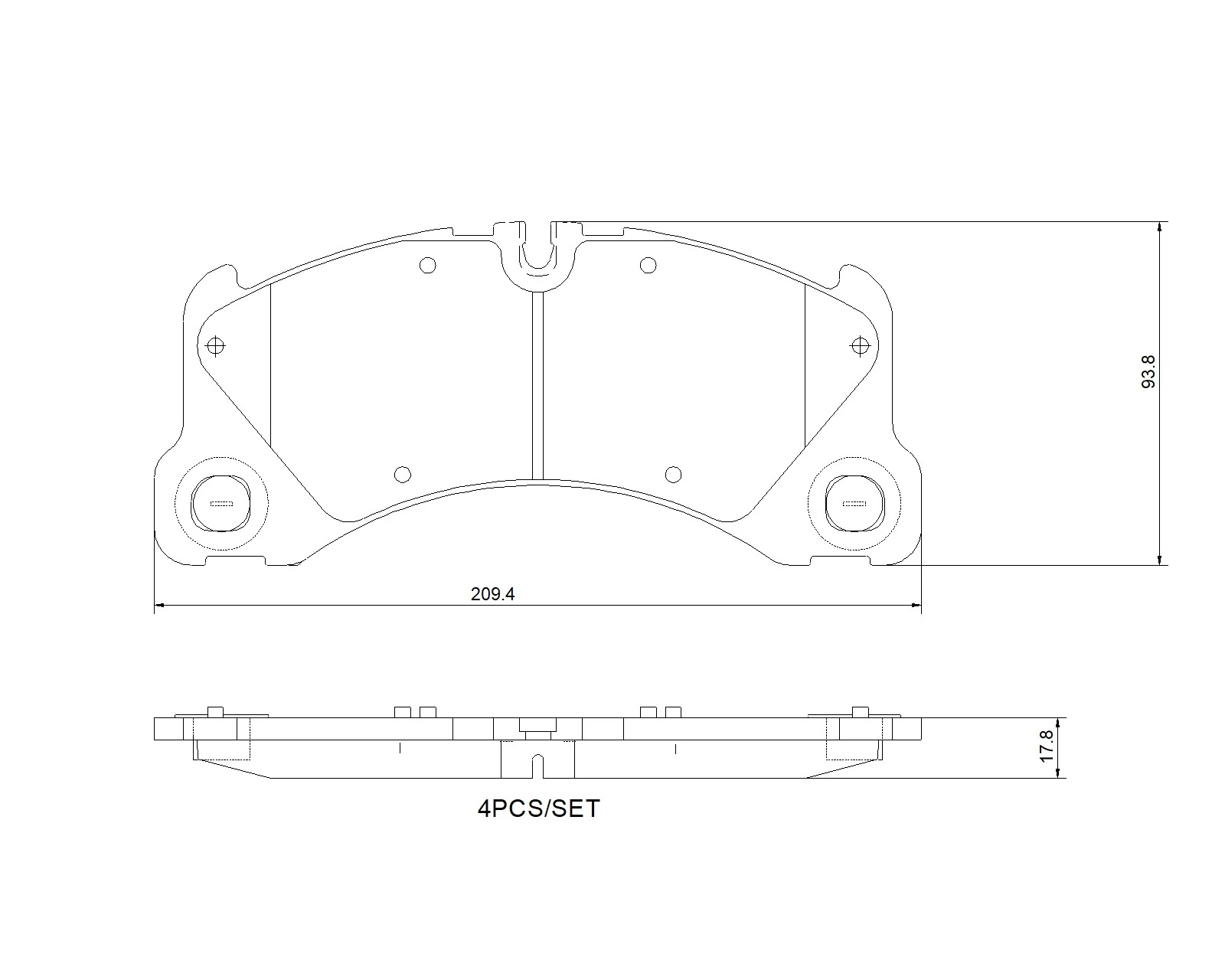 Brake Pad Set, disc brake PRIME LINE P 65 046