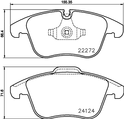 Brake Pad Set, disc brake PRIME LINE P 36 030