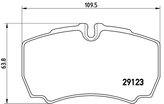 Brake Pad Set, disc brake PRIME LINE P A6 023