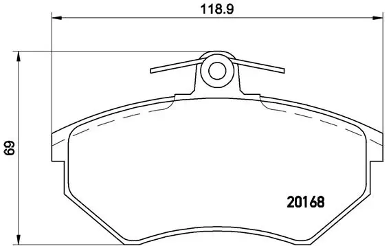 Brake Pad Set, disc brake PRIME LINE P 85 015