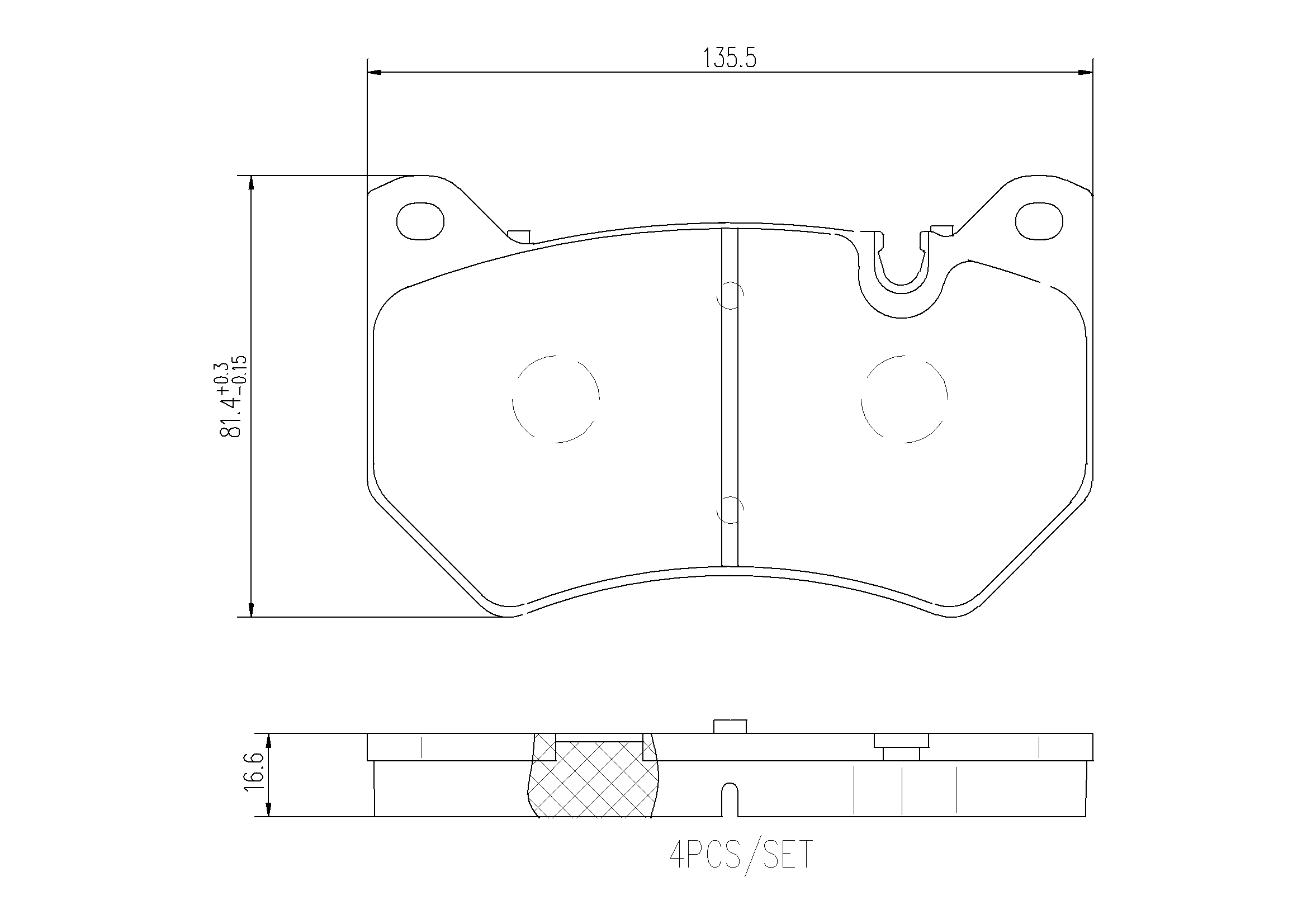 Brake Pad Set, disc brake PRIME LINE P 85 177
