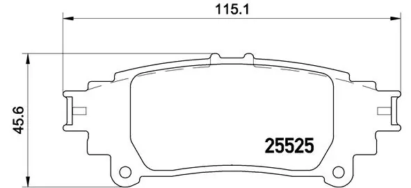 Brake Pad Set, disc brake PRIME LINE P 83 132